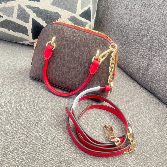 100% AUTHENTIC NWT Michael Kors Ladies New Mini Shell Hand Messenger Bag - Picture 12 of 13